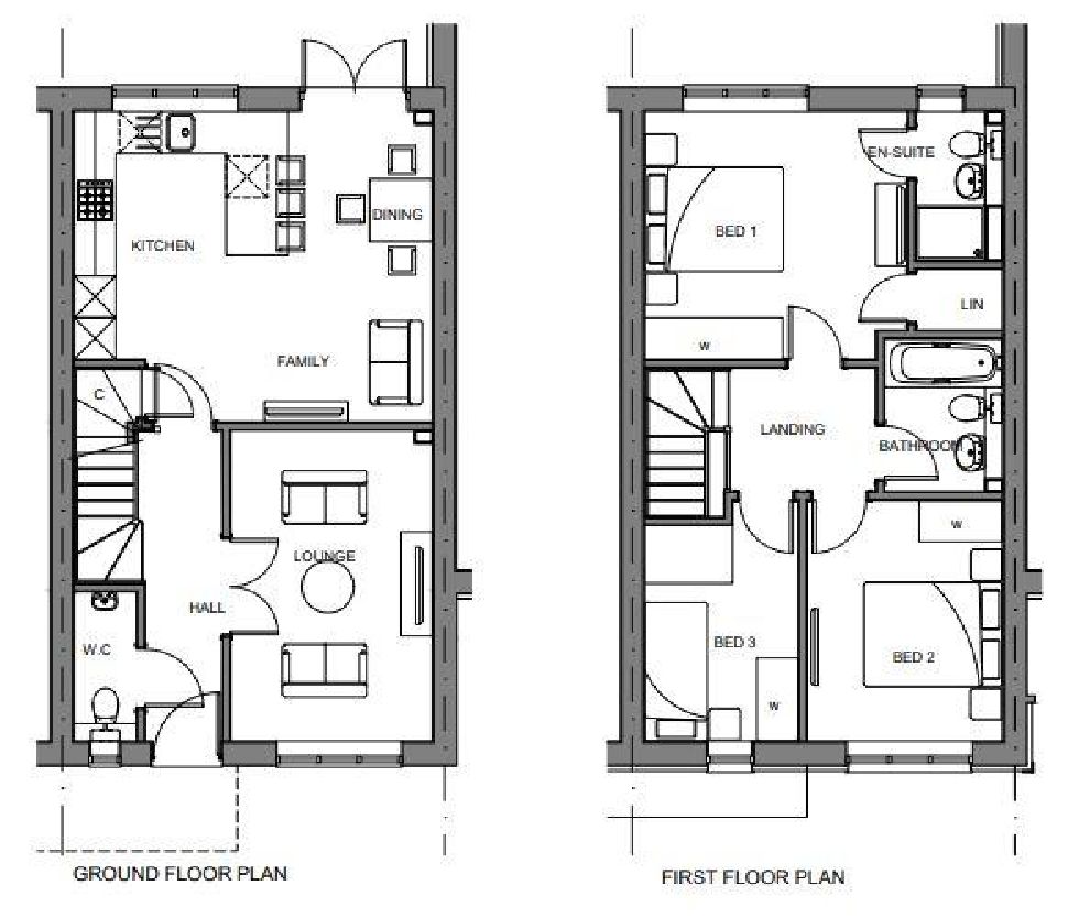 Plot 9, 3 bedroom Terraced for sale in Heathfield, , TN21 8QY, TN21